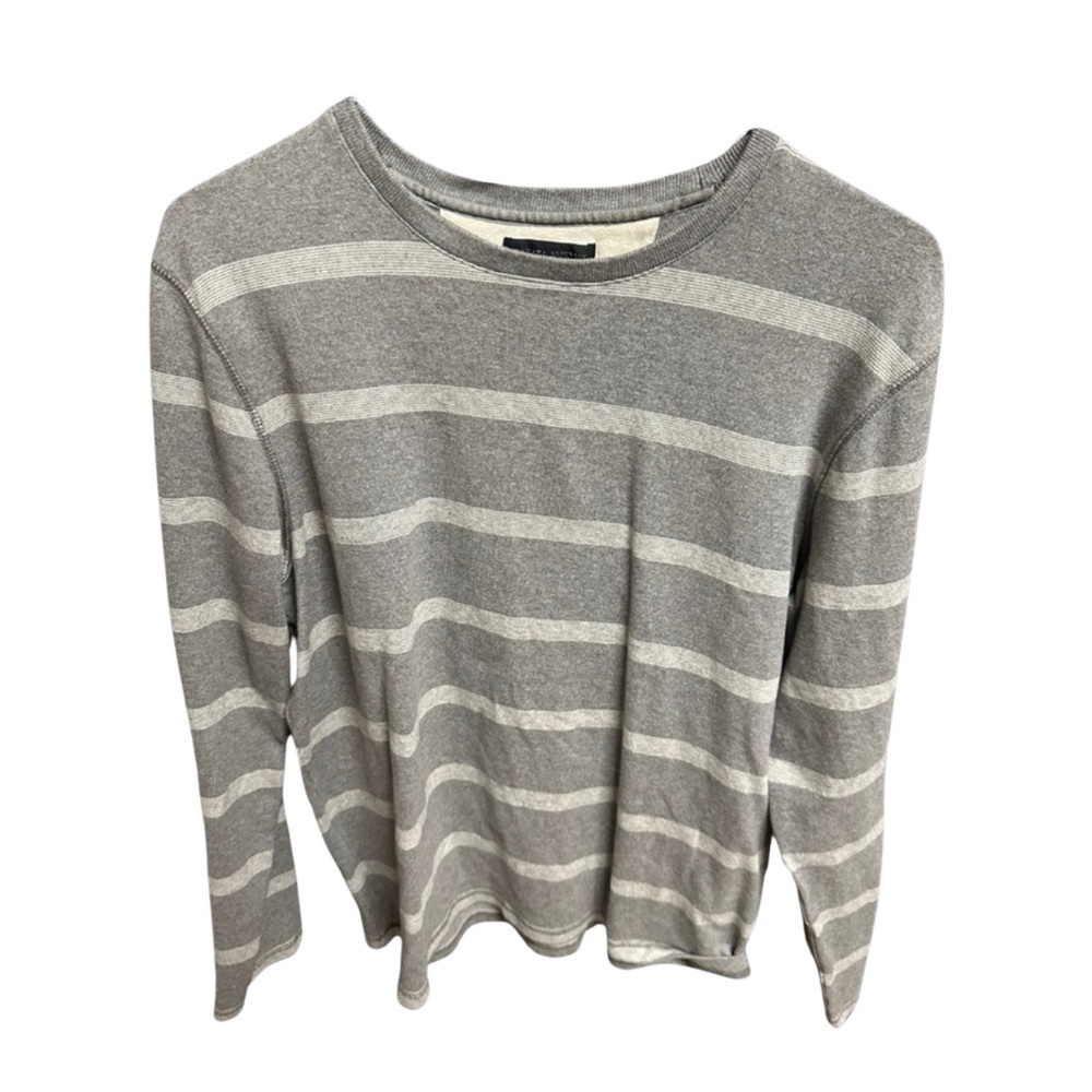 Banana Republic Striped long sleeve - Gray (Size Large)